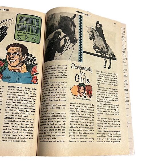 Treasure Chest Comic Book V21 #19 Vintage 1966 Fun & Facts Collectable Retro - Picture 7 of 9
